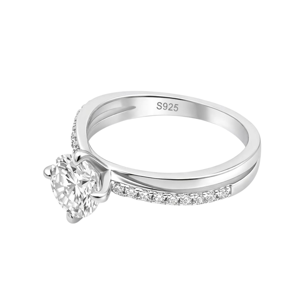 Lumière — Split Band Pavé